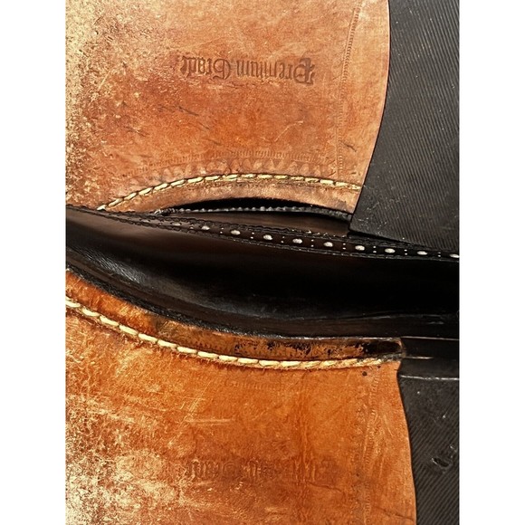 Royal Tweed 7904B Cheaney Church's Black Derby Wingtip Lace Up Men’s Sz 10.5 D - Picture 11 of 15